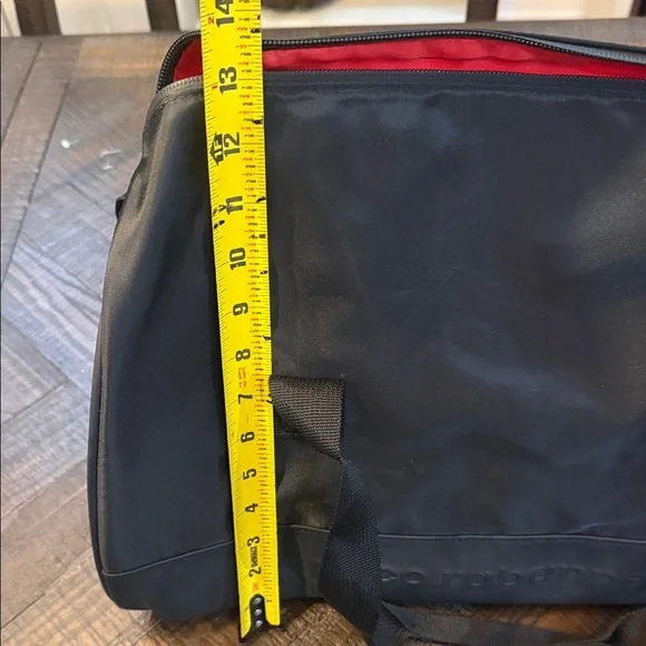 Paco Rabanne Logo Duffle Bag Black Gym Travel Weekender NWOT